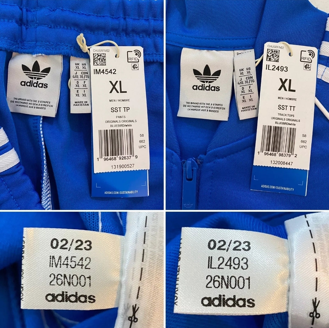 Blue XL Adidas Originals Tracksuit